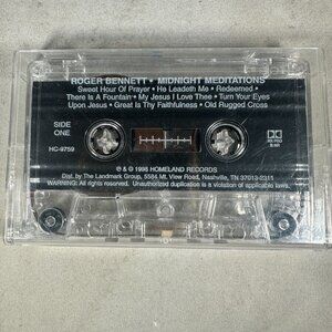 Roger Bennett Midnight Meditations 1998 Cassette Christian Music Homeland